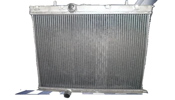 Aluminiumkylare för Peugeot 206 GTI/RC, Optimerad kylprestanda, Hållbar aluminiumkonstruktion, Precisionstillverkat mått