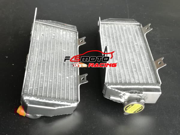 Aluminiumkylare för Honda CRF450R, 30% mer kylning, TIG-svetsad konstruktion, enkel installation