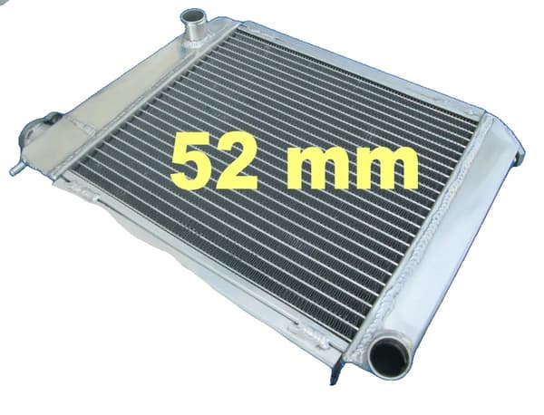 Alloy Radiator, 50MM 2-Core Design, Forbedret Køleeffektivitet, Holdbar Legeringskonstruktion