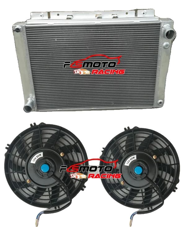 3ROW Aluminium Radiator, Kraftig Design, Forbedret Kølekapacitet, Passer til Ford Thunderbird 1964-1966