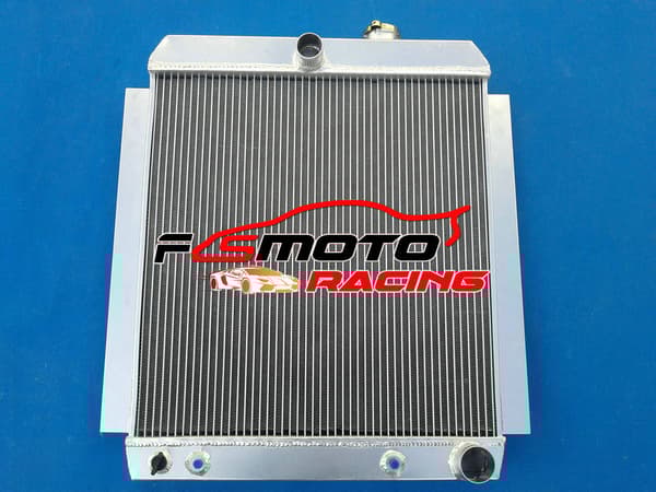 Radiator för Chevy 48-54 Truck Pickup, Dual-Row Konfiguration, Helt i Aluminium, Specifik Kompatibilitet