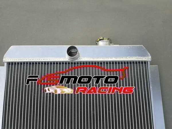 Radiator för Chevy 48-54 Truck Pickup, Dual-Row Konfiguration, Helt i Aluminium, Specifik Kompatibilitet