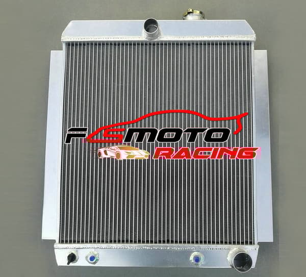 Radiator för Chevy 48-54 Truck Pickup, Dual-Row Konfiguration, Helt i Aluminium, Specifik Kompatibilitet