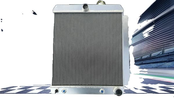 Radiator för Chevy 48-54 Truck Pickup, Dual-Row Konfiguration, Helt i Aluminium, Specifik Kompatibilitet