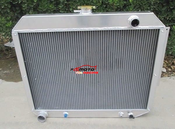 Aluminiumkylare, 3 rader, passar Chrysler/Dodge Polara/Plymouth 1966-1970, inkluderar fläktar
