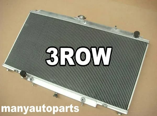 Aluminiumkylare, tre-radig design, optimal kylning för Nissan Patrol Y61,Endast radiator