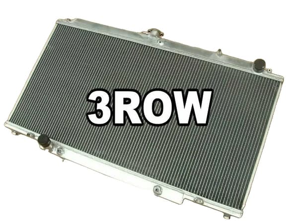 Aluminiumkylare, tre-radig design, optimal kylning för Nissan Patrol Y61,Endast radiator