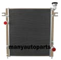Miniatyrbillede 1 af 3: Aluminiumkøler til Jeep Liberty 2008-2012, 3-rækket racingdesign, skræddersyet pasform, holdbar aluminiumskonstruktion
