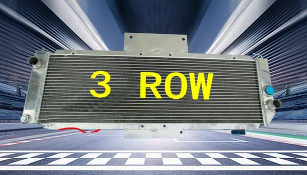 3 RIVISTON Alumiinijäähdytin, Sopii Renault Alpine A310, Korkea jäähdytys tehokkuus, Kestävä alumiinirakenne