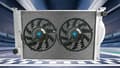 Miniatyrbild 2 av 4: Frammonterad aluminiumkylare, 3-radig design, högpresterande kylning, passar Audi S4 B6/B7