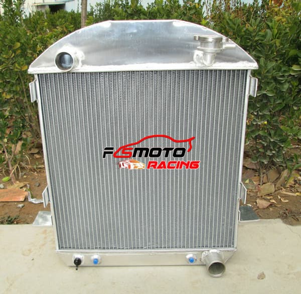 Ford Model T Kylare, Aluminiumkonstruktion, 2-radig design, Passar 1924-1927 Chevy-motor