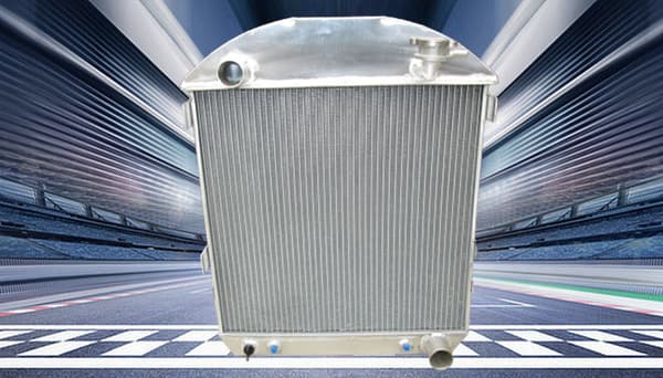 Ford Model T Kylare, Aluminiumkonstruktion, 2-radig design, Passar 1924-1927 Chevy-motor