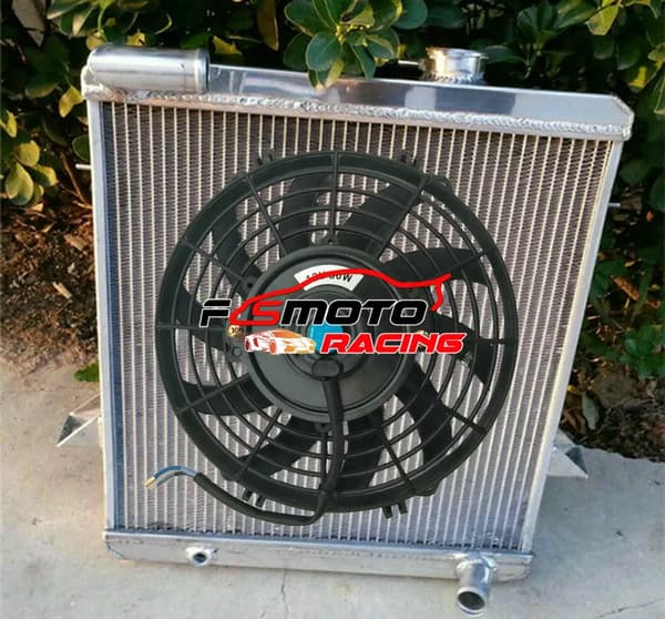 Triumph TR6, 3RÆKKE 62mm, Aluminiumkonstruktion,Radiator og blæser