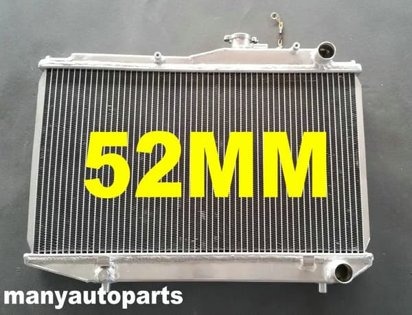 Aluminiumradiator, Forbedret Kølekapacitet, TIG-svejset Konstruktion,kun radiator