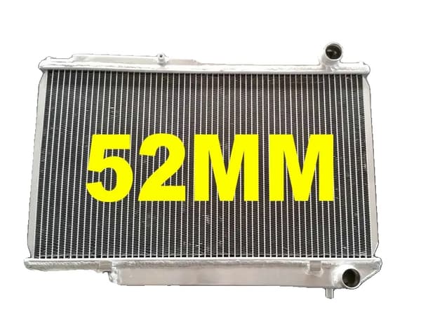 Aluminiumradiator, Forbedret Kølekapacitet, TIG-svejset Konstruktion,kun radiator