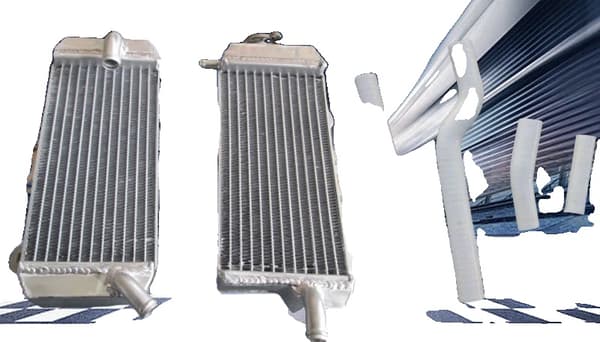 Aluminiumradiator, hållbar konstruktion, anpassningsbara färger,VIT
