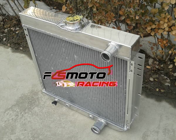 Aluminiumkylare, 3-radig kylsystem, passar Ford Fairlane och Mustang, hållbar aluminiumkonstruktion