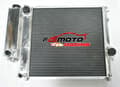 Miniatyrbild 3 av 4: Aluminiumkylare för BMW E36 Z3, 520 mm x 433 mm kärnstorlek, 34 mm kärntjocklek, 40 mm x 40 mm in- och utloppsstorlek.