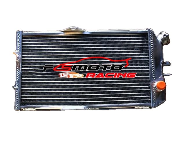 3ROW Aluminium Radiator, Holdbart Aluminium Materiale, Inkluderer Radiatorlåg, Forbedret Køleeffektivitet