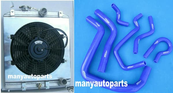 Honda Civic B16 B18 -radiatorisarja, 32 mm putki, täydellinen kokoonpano, parannettu moottorin jäähdytys