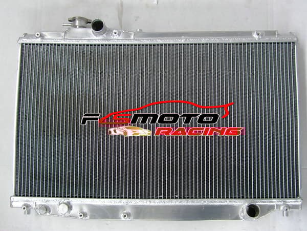 Aluminiumkylare för Toyota Supra MK4, Hållbar konstruktion, Effektiv kylning, Exakt passform