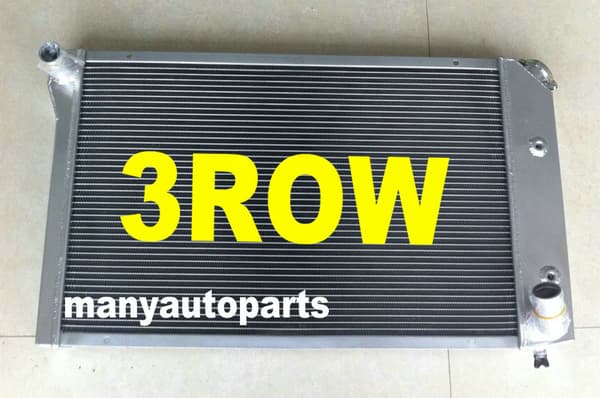 Alumiinijäähdytin, sopii Chevy Corvette C3:een, 3-rivinen muotoilu, tukee automaattivaihteistoa