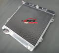 Miniatyrbild 4 av 4: Aluminiumkylare för BMW M3 E30, 3 rader, 52 mm tjock, inkluderar fläkt