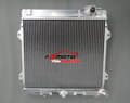 Miniatyrbild 2 av 4: Aluminiumkylare för BMW M3 E30, 3 rader, 52 mm tjock, inkluderar fläkt