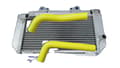 Miniatyrbillede 1 af 2: Aluminiumradiator & Silikoneslange, Holdbar konstruktion, Optimal køling,Gul