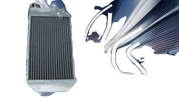 Yamaha Banshee 350 Aluminium Radiator, Holdbar Konstruktion, Forbedret Køleeffektivitet,HVID