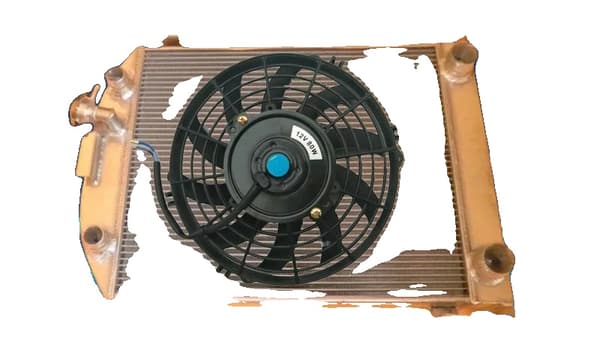 Aluminiumkylare för 1932 Ford Flathead-motor, hög kylprestanda, 3-radig design, hållbar konstruktion