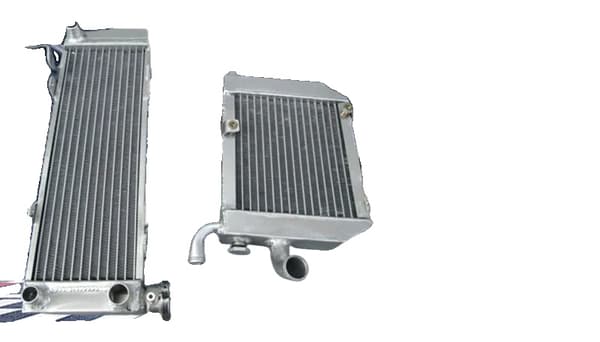 Aluminiumradiator med silikoneslanger, høj ydeevne, holdbar konstruktion,Gul