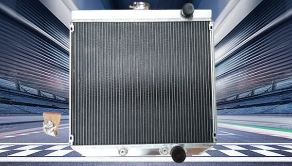 Aluminium Racing Radiator, 3 Række Design, Effektiv Koldning, Passer til Ford Falcon