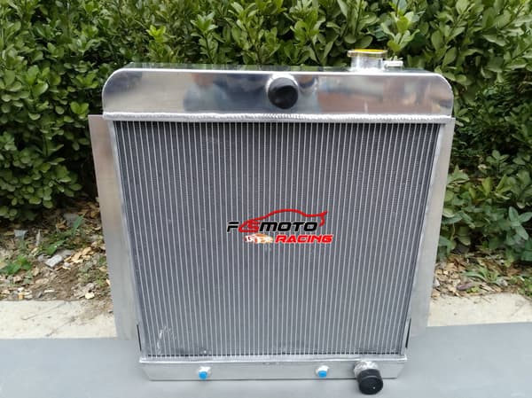 Aluminiumkylare för Chevy Pick Up Truck, 52 mm tjocklek, ökad kylkapacitet, TIG-svetsad design