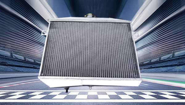 Aluminium Radiator Sæt til Volvo Amazon P1800, Dobbelt Ventilatorer Inkluderet, Effektiv Køleydelse