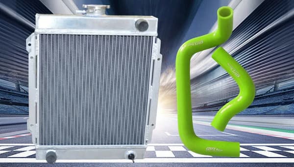 Aluminiumkylare, hållbar konstruktion, effektiv kylprestanda,grön