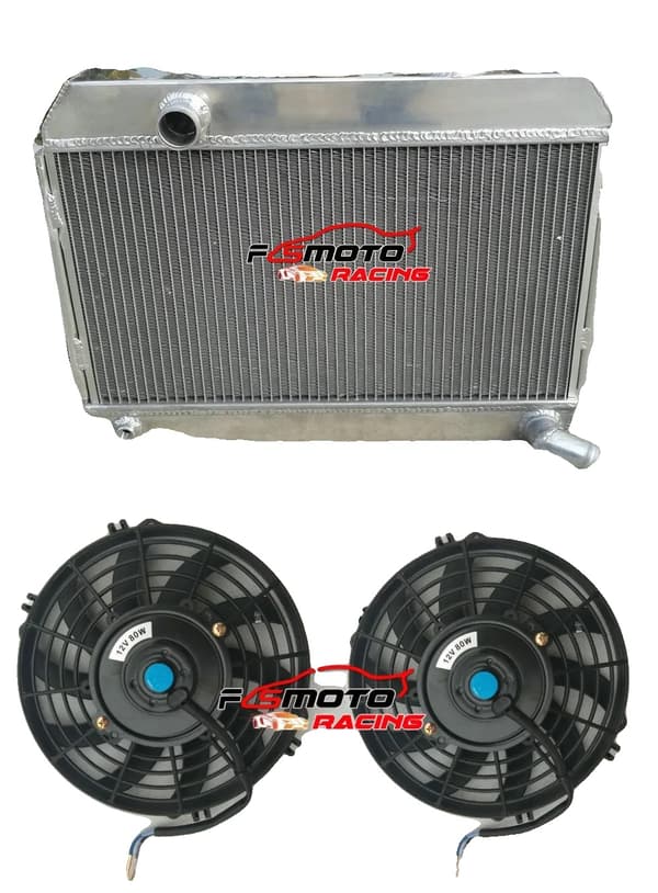 3ROW Aluminium Radiator, Høj Køleydelse, Præcisionspasform til Datsun Pickups, Holdbar Aluminiumskonstruktion