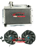 Miniatyrbillede 1 af 4: Aluminiumradiator, høj køleeffektivitet, holdbar aluminiumsbygning, perfekt pasform til MG MGA