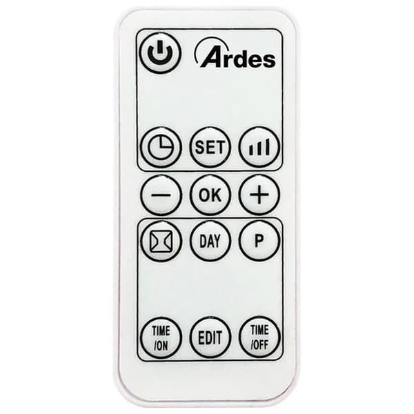 ARDES - AR4W05P PARETO FLEX Vattentät keramisk väggmonterad fläktkonvektor, programmerbar badrumsfläktkonvektor