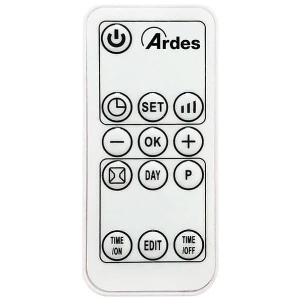 Väggmonterad ventilokonvektor - ARDES - AR4W04P - Vattentät keramik - 2000 W - Programmerbar