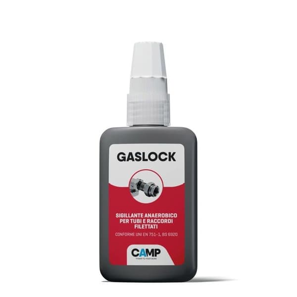 Camp - 1107050 - Gaslåstätningsmedel för rör och gängade beslag, för luft-, gas-, vatten- och oljesystem, 50 ml