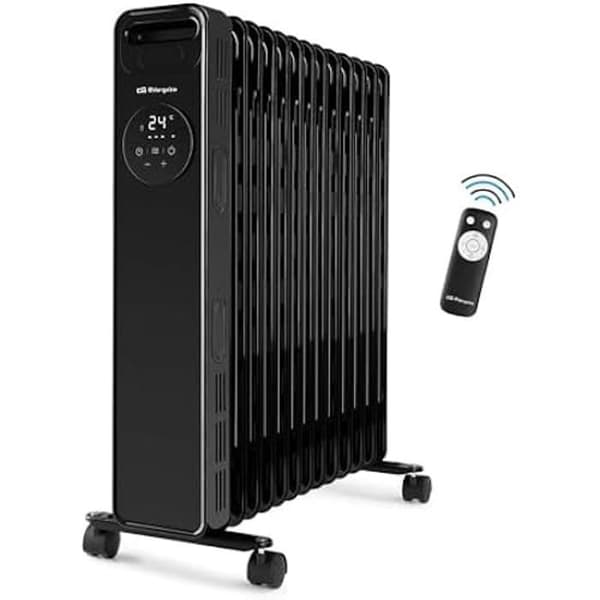 Oljekolumn - ORBEGOZO - RAD 2510 - 2500 W - 13 element - Fjärrkontroll - Programmerbar Svart