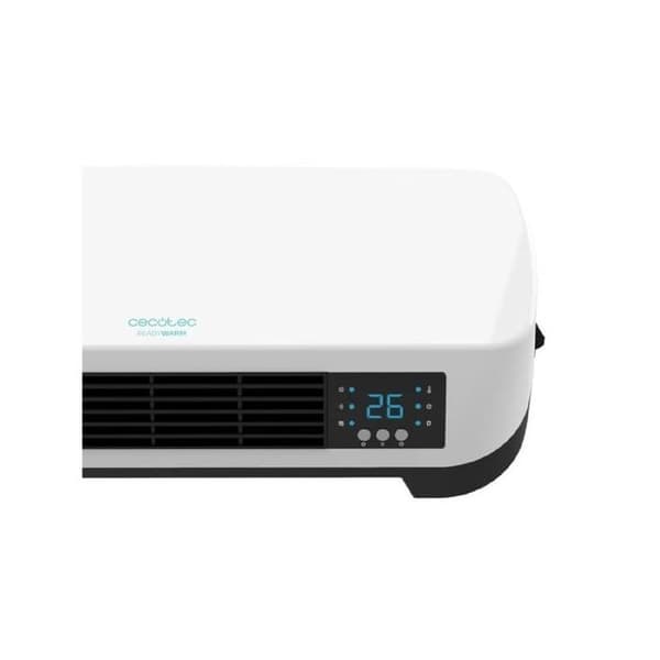 Cecotec Väggmonterad Keramisk Värmare Ready Warm 5200 Box Keramik. Digital skärm, IPX2, trådlös fjärrkontroll, timer, 3 lägen, skydd