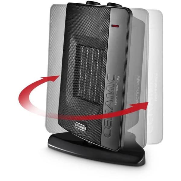 DELONGHI DCH7032 2200 watt radiator Mobil keramisk ventilator - Ventilator - 3 styrker - Lydløst system