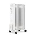 Miniatyrbillede 2 af 6: Elektrisk oliefyldt radiator - 2000 Watt - OCEANIC - 3 effekter - 9 elementer - Mobil - Hvid