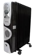 Pikkukuva 1 / 2: VOLTENO ÖLJYTÄYTETTY JÄÄHDYTIN 11-LAPAINEN TURBO+AJASTIN MUSTA 2500W+400W