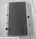 Miniatyrbild 4 av 4: Aluminiumkylare med fläktar, passar 1994-1997 Honda Accord, 2.2L manuell, förbättrad kylprestanda