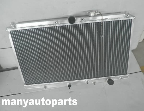 Aluminiumkylare med fläktar, passar 1994-1997 Honda Accord, 2.2L manuell, förbättrad kylprestanda