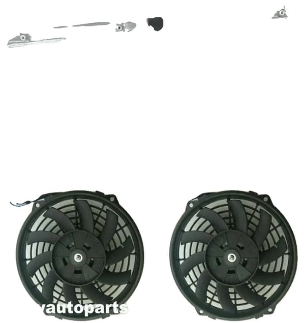 Aluminiumkylare med fläktar, passar 1994-1997 Honda Accord, 2.2L manuell, förbättrad kylprestanda