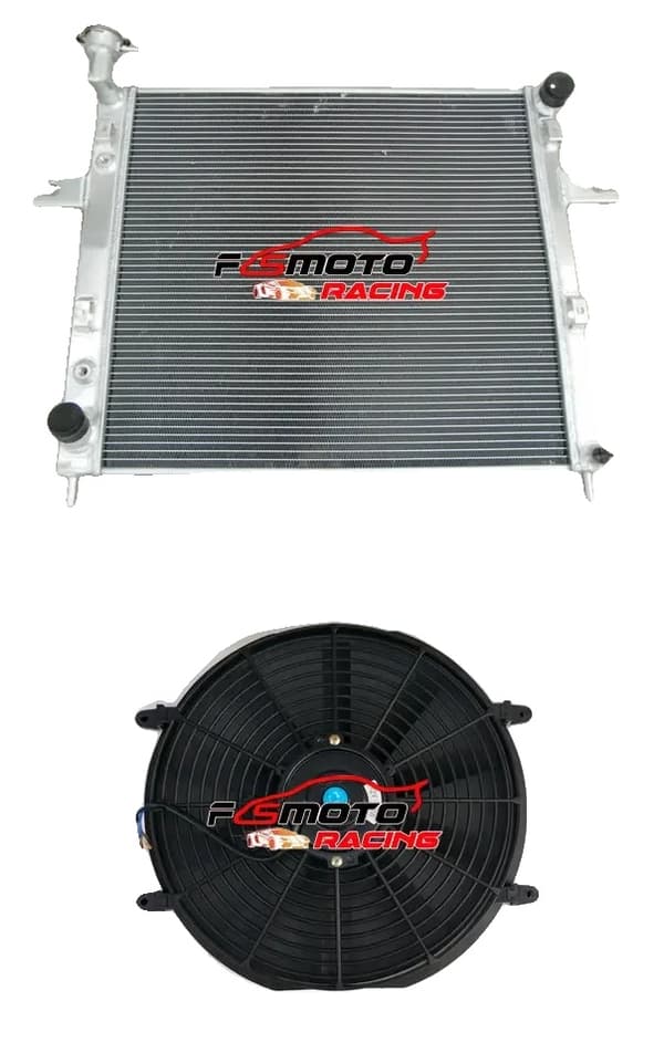 Aluminiumkylare för Jeep Grand Cherokee MK2 XJ MJ, Perfekt passform 1999-2005, Hållbar legeringskonstruktion, Förbättrad motoreffektivitet